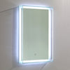 Frameless Rectangular LED Light Bathroom Vanity Mirror in ClearVA22SSS