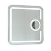 Frameless Square LED Light Bathroom Vanity Mirror in Clear VA23