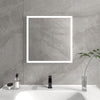 Frameless Rectangular LED Light Bathroom Vanity Mirror in Clear VA3D