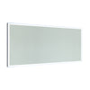 Frameless Rectangular LED Light Bathroom Vanity Mirror in Clear VA3D