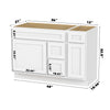 Bath Vanity Cabinet CVD LR1 KIT