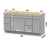 Bath Vanity Cabinet CVD LR1 KIT