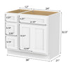 Bath Vanity Cabinet CVD 12-3 KIT