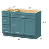 Bath Vanity Cabinet CVD 12-3 KIT