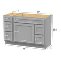 Bath Vanity Cabinet CVD LR2 KIT