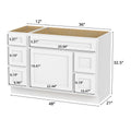 Bath Vanity Cabinet CVD LR2 KIT