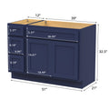 Bath Vanity Cabinet CVD 12-3 KIT