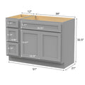 Bath Vanity Cabinet CVD 12-3 KIT