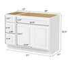 Bath Vanity Cabinet CVD 12-3 KIT