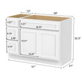 Bath Vanity Cabinet CVD 12-3 KIT