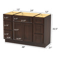 Bath Vanity Cabinet CVD 12-3 KIT