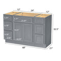 Bath Vanity Cabinet CVD 12-3 KIT