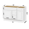 Bath Vanity Cabinet CVD LR1 KIT