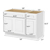 Bath Vanity Cabinet CVD 15-1 KIT