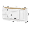 Bath Vanity Cabinet CVD LR1 KIT