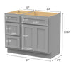 Bath Vanity Cabinet CVD 15-3 KIT