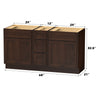 Bath Vanity Cabinet CVD 12-3 KIT