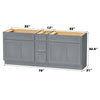 Bath Vanity Cabinet CVD 12-3 KIT