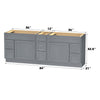 Bath Vanity Cabinet CVD LR2 KIT