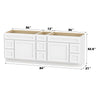 Bath Vanity Cabinet CVD LR2 KIT