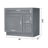 Bath Vanity Cabinet Only CVD LR