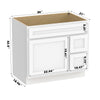 Bath Vanity Cabinet Only CVD LR