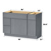 Bath Vanity Cabinet CVJ LR1 KIT