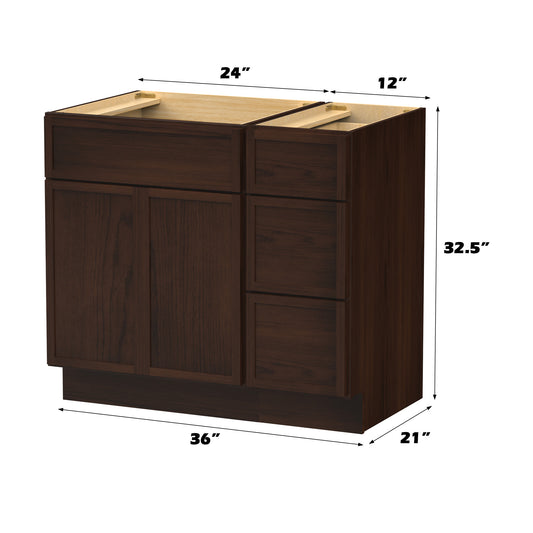 Bath Vanity Cabinet CVJ 12-3 KIT