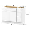 Bath Vanity Cabinet CVJ 12-3 KIT