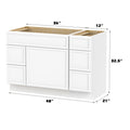 Bath Vanity Cabinet CVJ LR2 KIT