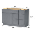 Bath Vanity Cabinet CVJ LR2 KIT