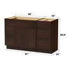 Bath Vanity Cabinet CVJ LR2 KIT