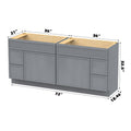 Bath Vanity Cabinet CVJ LR2 KIT
