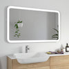 Frameless Rectangular LED Light Bathroom Vanity Mirror in Clear VA59R