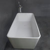 Solid Surface Resin Stone Flatbottom Freestanding Bathtub BS14