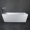 Solid Surface Resin Stone Flatbottom Freestanding Bathtub BS14