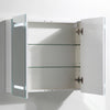 LED Lighted Surface Mount Medicine Cabinet in White VA7