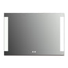 Large Frameless Rectangular LED Wall Mounted Bathroom Vanity Mirror in Clear VA76B