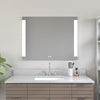 Large Frameless Rectangular LED Wall Mounted Bathroom Vanity Mirror in Clear VA76B