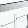 Framed Bypass Sliding Shower Door in Chrome with Explosion Proof Clear Glass VABSD6076