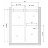 Framed Bypass Sliding Shower Door in Chrome with Explosion Proof Clear Glass VABSD6076