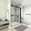 Framed Bypass Sliding Shower Door in Chrome with Explosion Proof Clear Glass VABSD6076