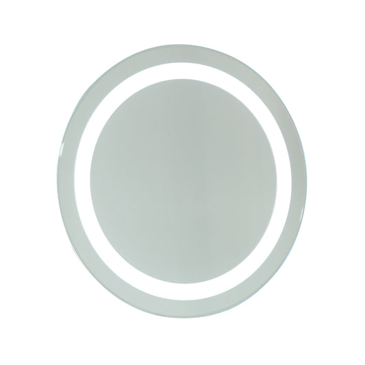 Frameless Round LED Light Bathroom Vanity Mirror in Clear VAR16