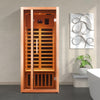 Extendable Indoor FAR Infrared Sauna Bluetooth Compatible with 6 Carbon Heaters VAS01