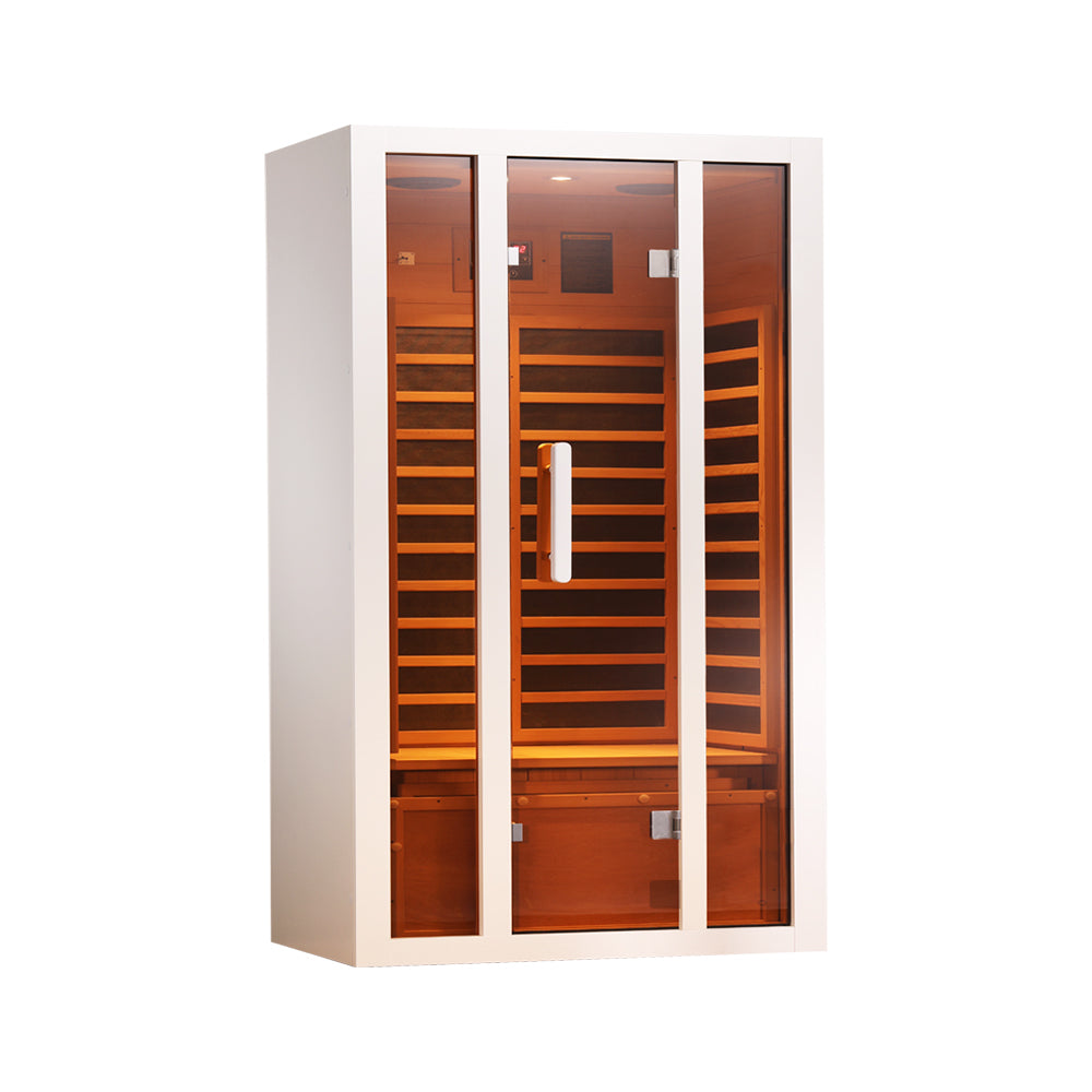 Extendable Indoor FAR Infrared Sauna Bluetooth Compatible with 6 Carbon Heaters VAS02