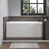 Acrylic Soaking Bathtub with Overflow and Drain B301 Left