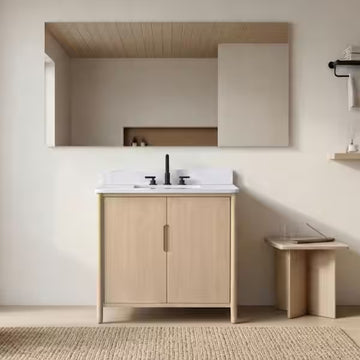 36"x22"x34" vanity with engineering stone top